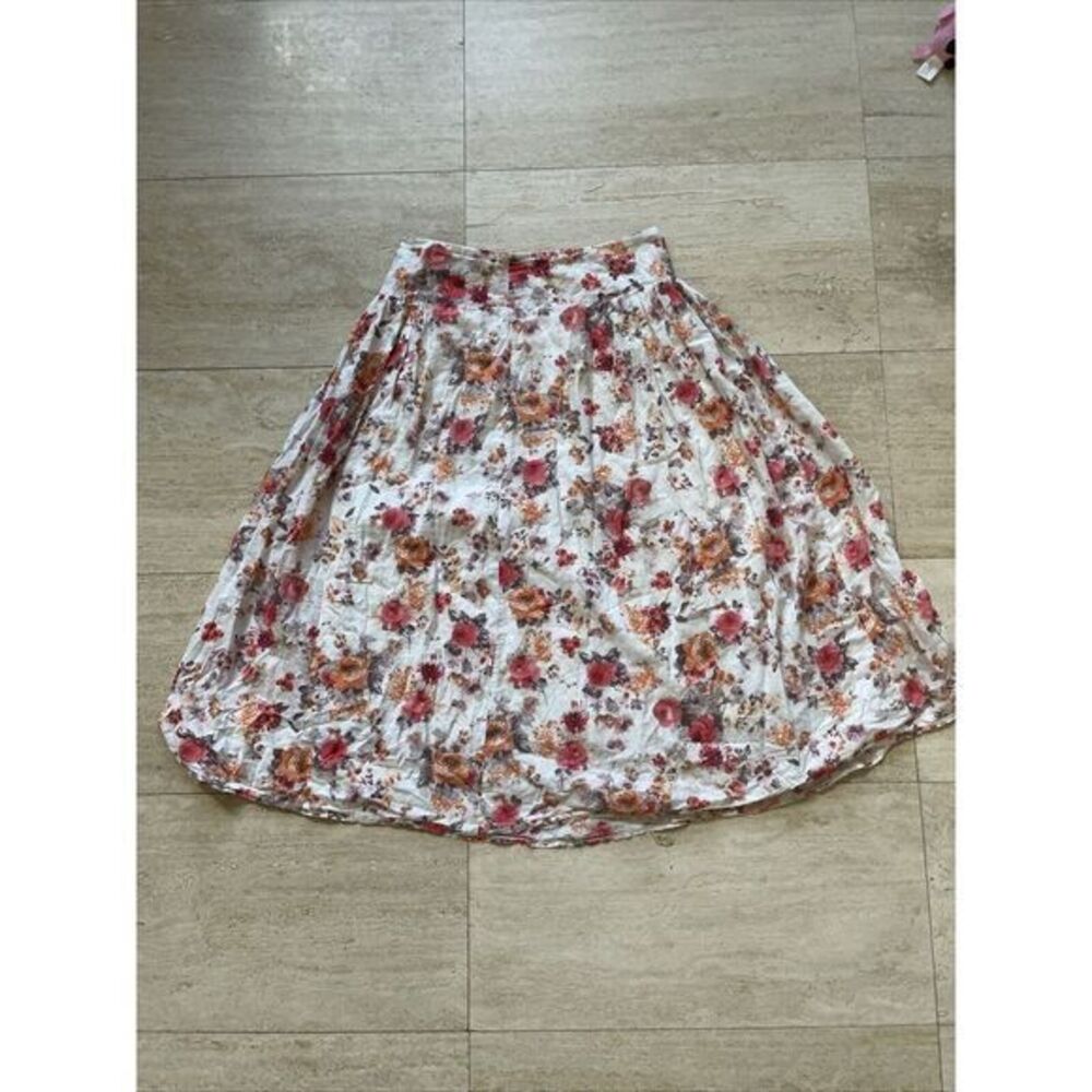 Women Boho Floral Long Maxi Skirt Ladies High Waist Beach Holiday Swing Dress